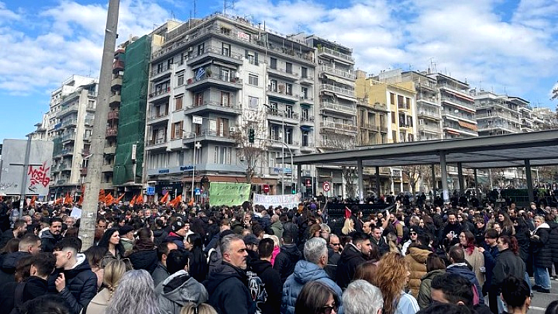 Κεντρική συγκέντρωση για το δυστύχημα στα Τέμπη στο Άγαλμα του Ελ. Βενιζέλου