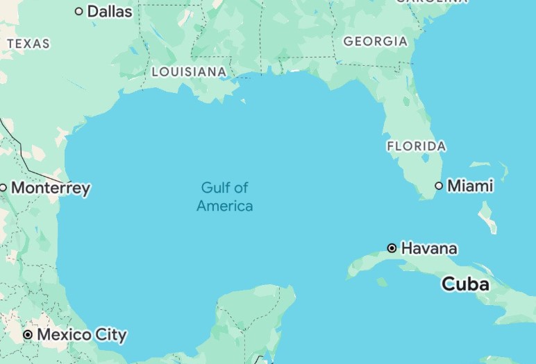 Η Google Maps μετονομάζει τον Κόλπο του Μεξικού σε Κόλπο της Αμερικής