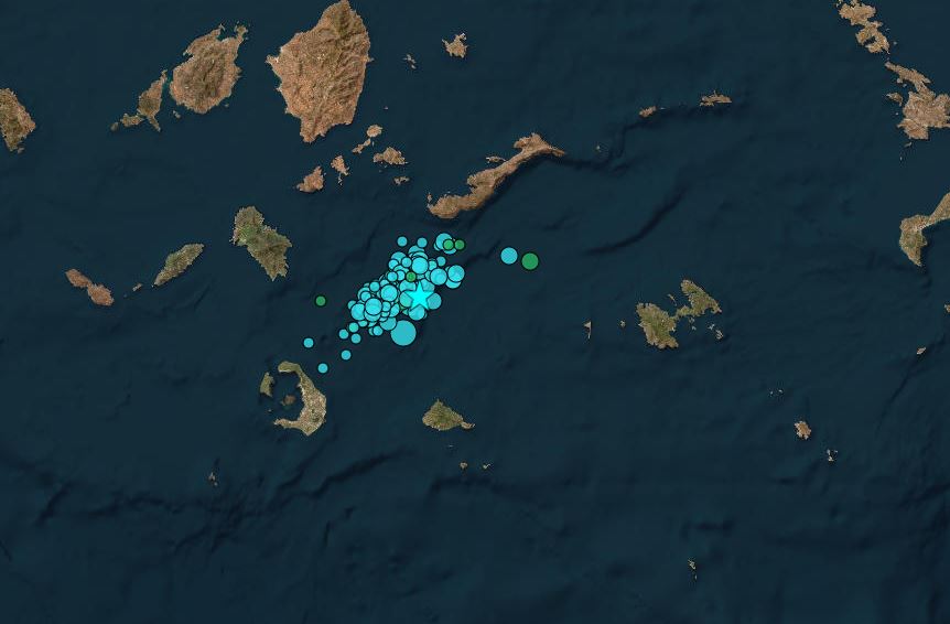 Σεισμική δόνηση 4,2 Ρίχτερ ανιχνεύθηκε κοντά στην Ανάφη