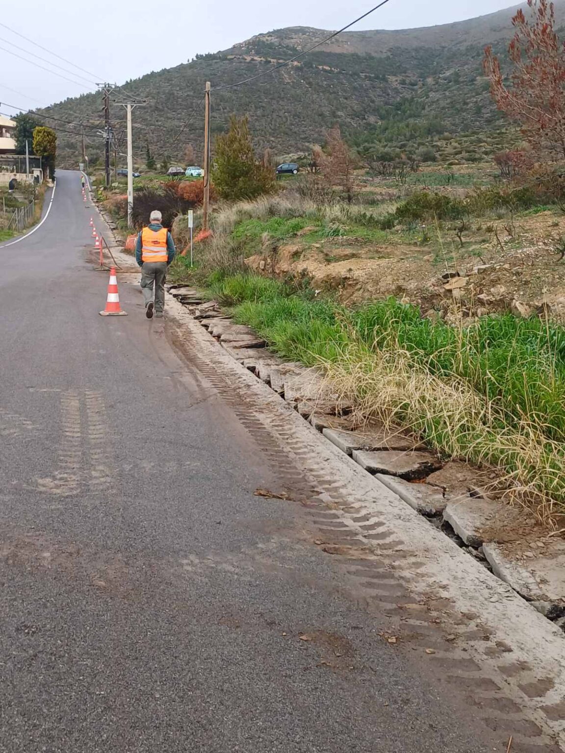 Υπογειοποίηση εναέριων καλωδίων ρεύματος και επέκταση αστικής συγκοινωνίας στη Διώνη