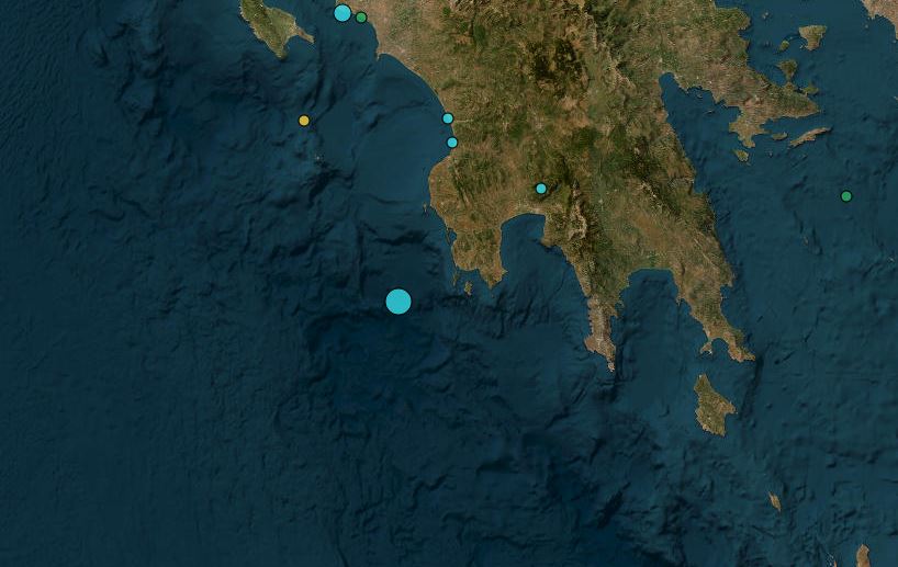 Σεισμική δόνηση 4,1 Ρίχτερ κοντά στη Μεθώνη