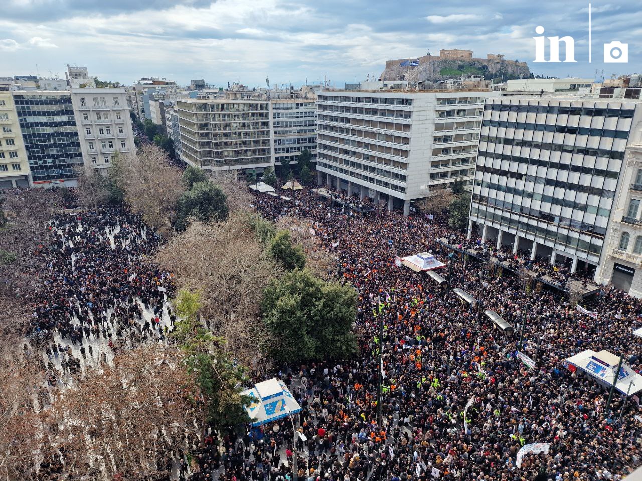 Τέμπη: Ιστορική συγκέντρωση πολιτών σε όλη την Ελλάδα – Απαιτούν δικαιοσύνη