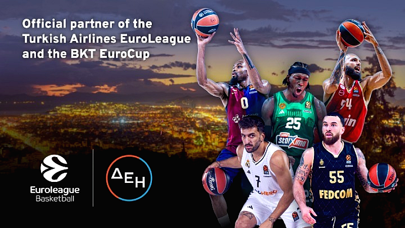 ΔΕΗ και Euroleague Basketball: Μια στρατηγική συνεργασία μέχρι το 2027