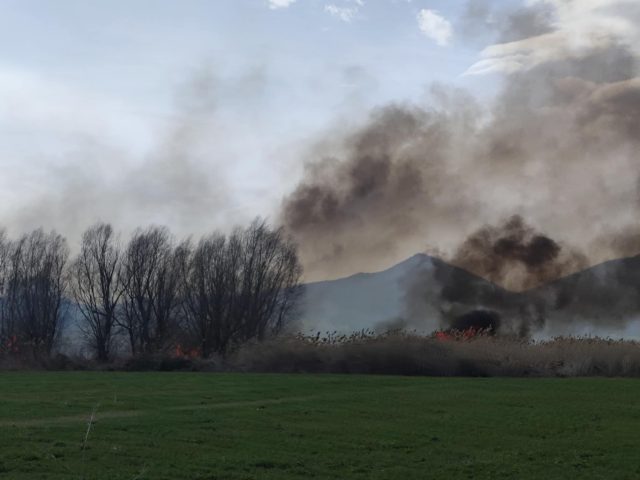 Σε ύφεση οι φωτιές στην Καστοριά, έσβησαν οι περισσότερες εστίες