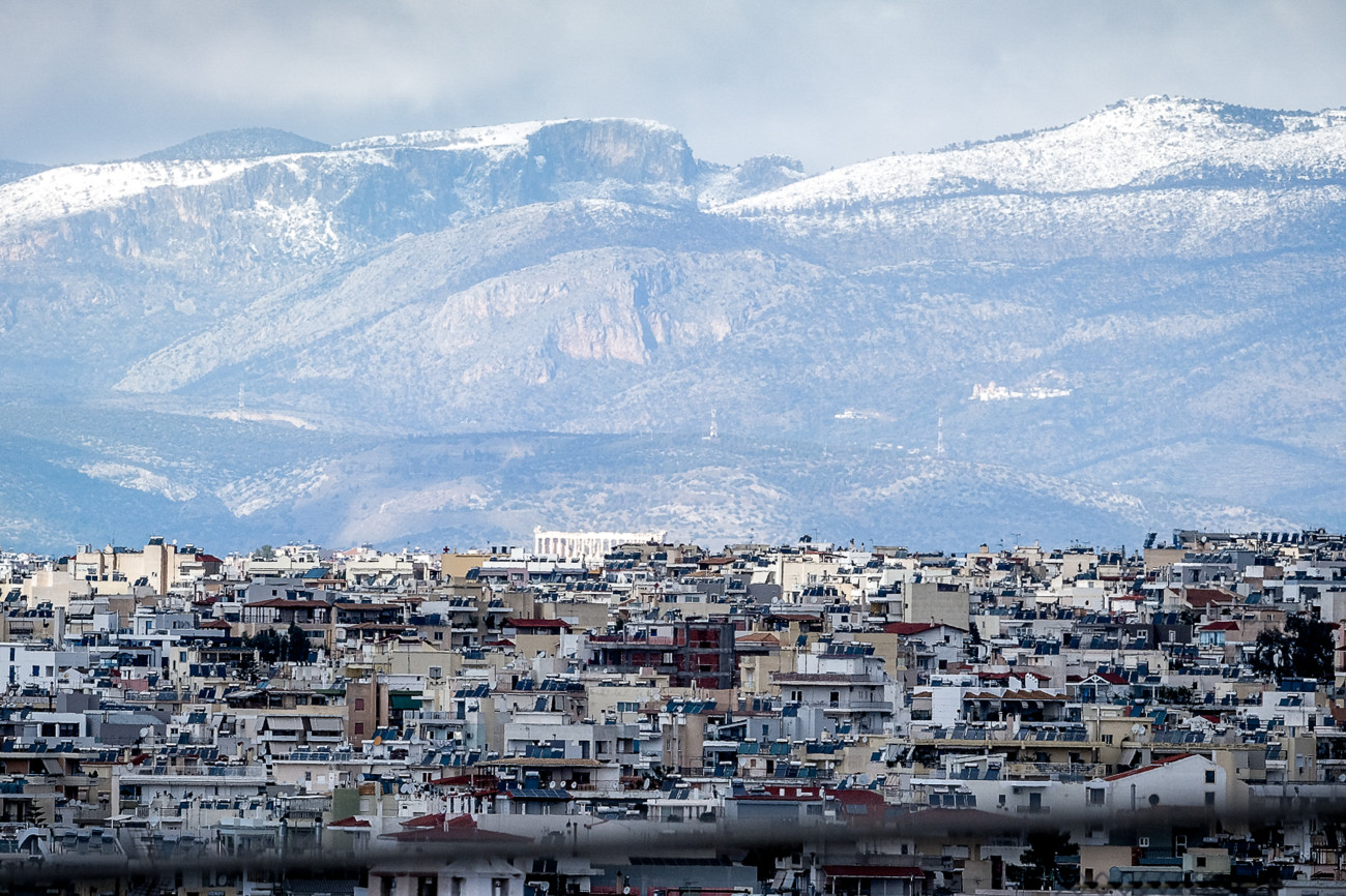 Διακοπή κυκλοφορίας στη λεωφόρο Πάρνηθος λόγω κακοκαιρίας