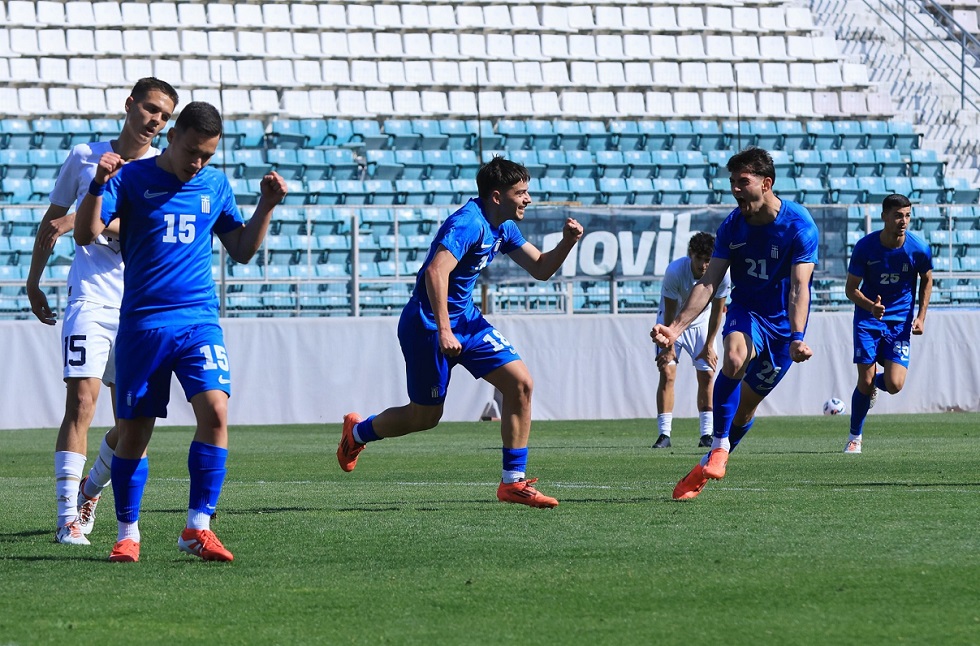 Νίκη της Εθνικής Νέων με 2-1 επί της Σερβίας στο Πανθεσσαλικό