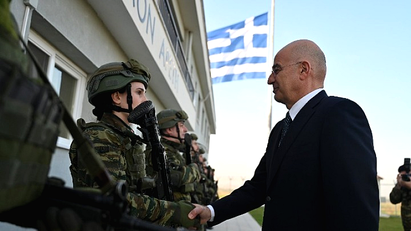 Η επίσκεψη του Ν. Δένδια στο φυλάκιο «5» Νέας Βύσσας Έβρου